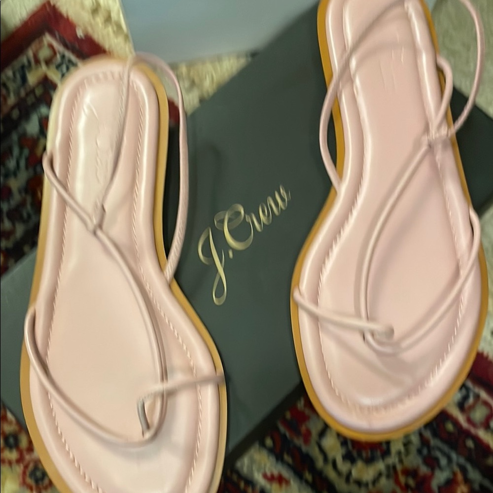 J. Crew Pink Sandals Chic and Comfortable